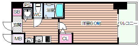 【間取り】 | プレミアムコート天神橋
