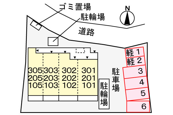 アルモニーブラッセの区画図
