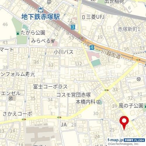 CQレジデンス練馬赤塚の地図