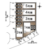 【名古屋市北区東味鋺3丁目1001新築戸建5号棟】仲介手数料無料！味鋺小学校・北中学校の画像