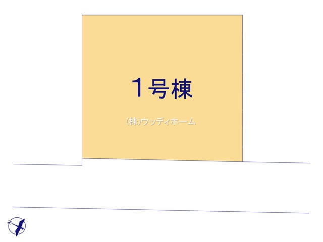 春日部市粕壁東5丁目　新築一戸建ての区画図