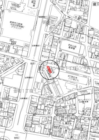 中古住宅　八ツ寺町1丁目の地図