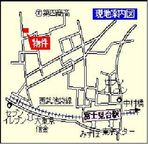 メゾンサクラの地図|★現地案内図★