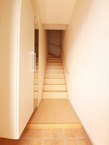 コンフォール矢三　Ｂの玄関|きれいな玄関です
