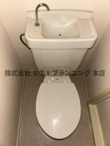 仲介手数料0円！コーポたちばなのトイレ