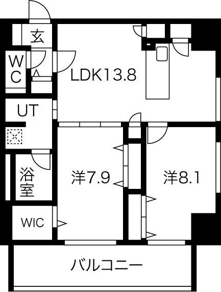 さくらHills NISHIKI Platinum Residenceの間取り
