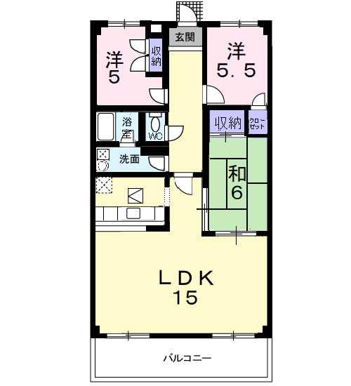 【間取り】 | アムール和泉