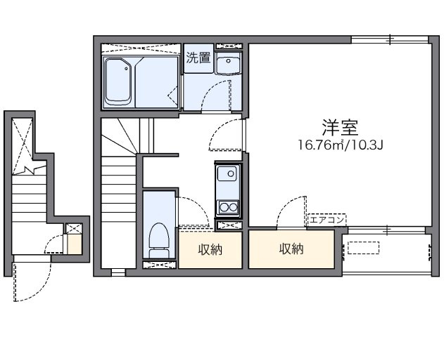 代表的な間取のため実際の間取とは異なる場合があります