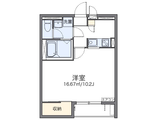 代表的な間取のため実際の間取とは異なる場合があります