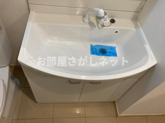 Laule’aの洗面所