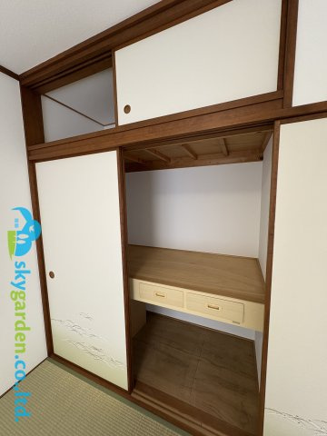 逗子市久木　中古戸建　の収納|天袋付きの押入れ