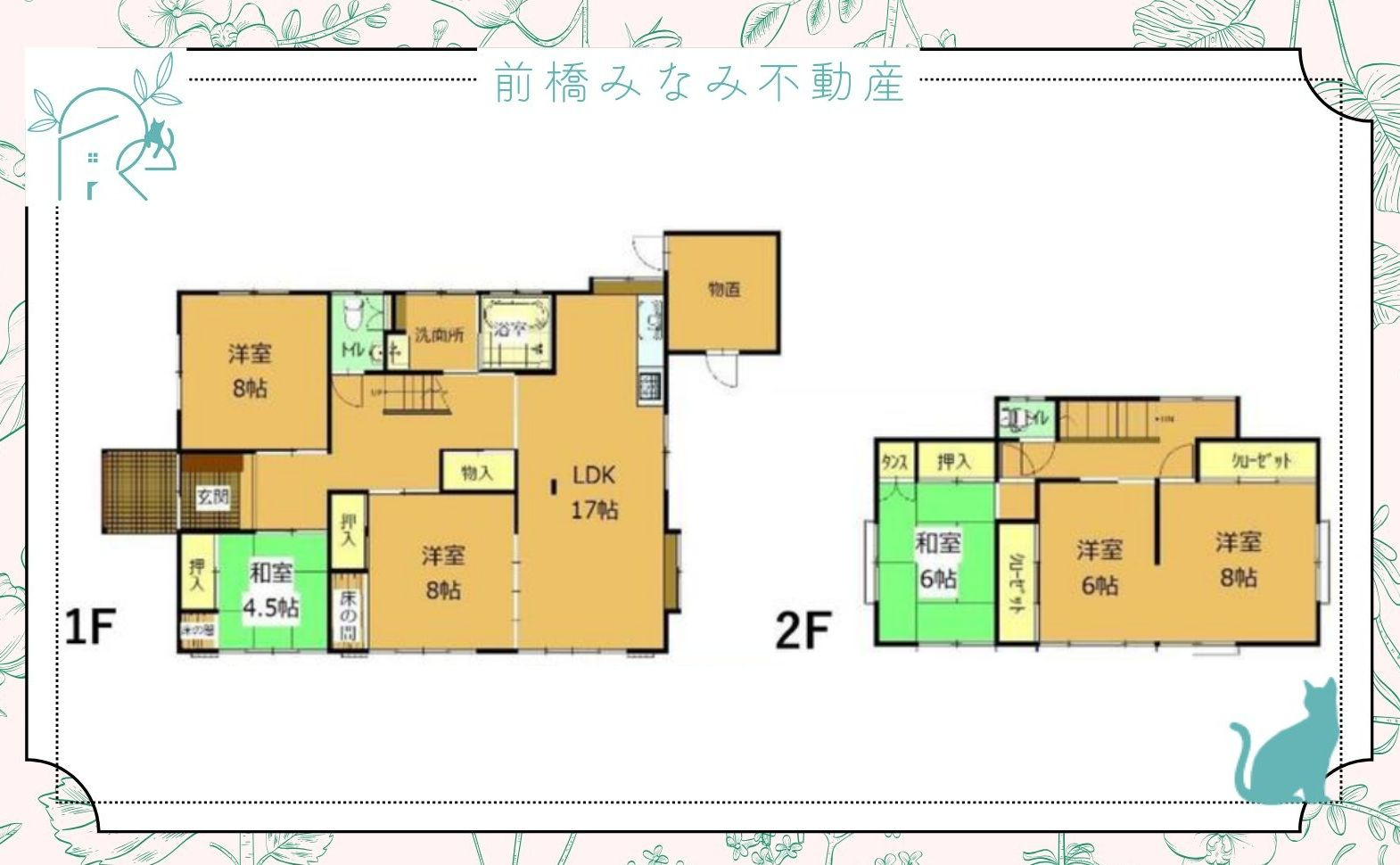 【中古】太田市由良町　６LDK