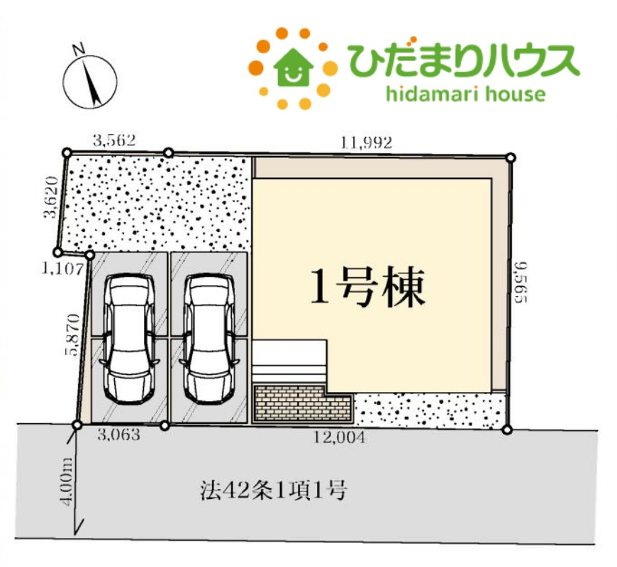 熊谷市別府　第5　新築一戸建て　リーブルガーデン　01の区画図