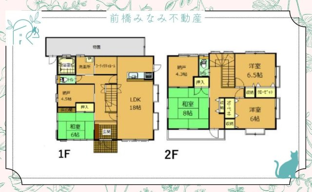 【中古】太田市由良町　４LDK＋Sのその他