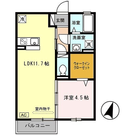 ウェルフェア魚崎の間取り