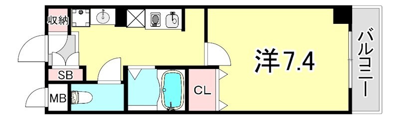 セリテ板宿の間取り