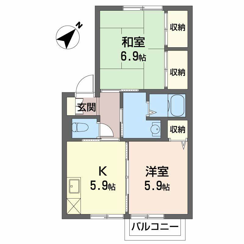 リバーサイド２１の間取り