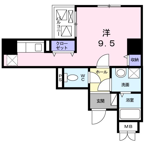 エトワール衣掛の間取り