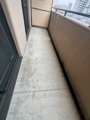 ボヌール宝塚のバルコニー