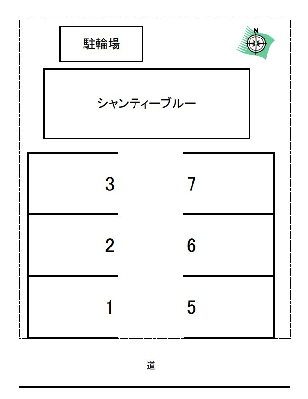 シャンティーブルーの区画図