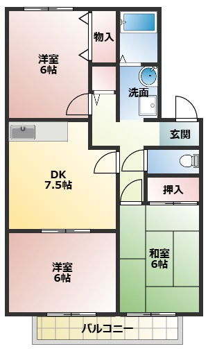 【間取り】 | エトワールⅡ | エトワールⅡ