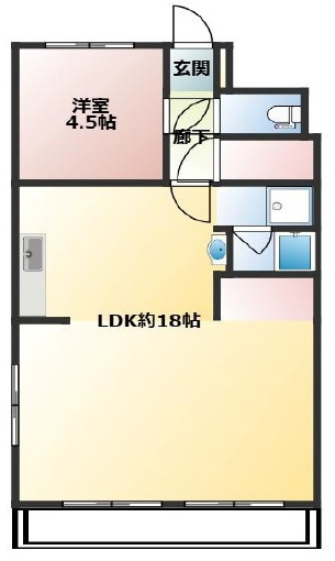 【間取り】 | 多聞ニューハイツ　収益
