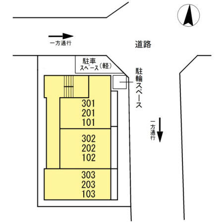 パーチェ浄心の区画図