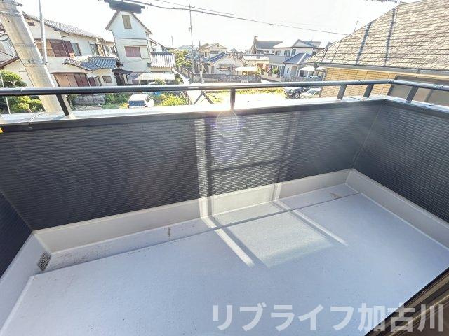 曽根町戸建てのバルコニー