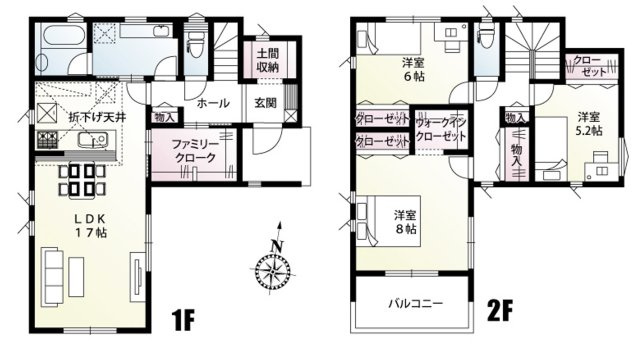 [新築住宅] 坂戸市鎌倉町 の間取り