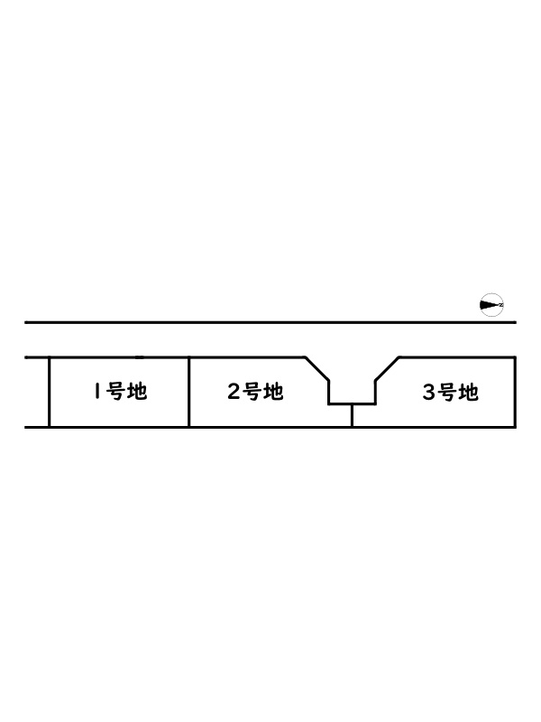 姫路市勝原区大谷/売土地の区画図