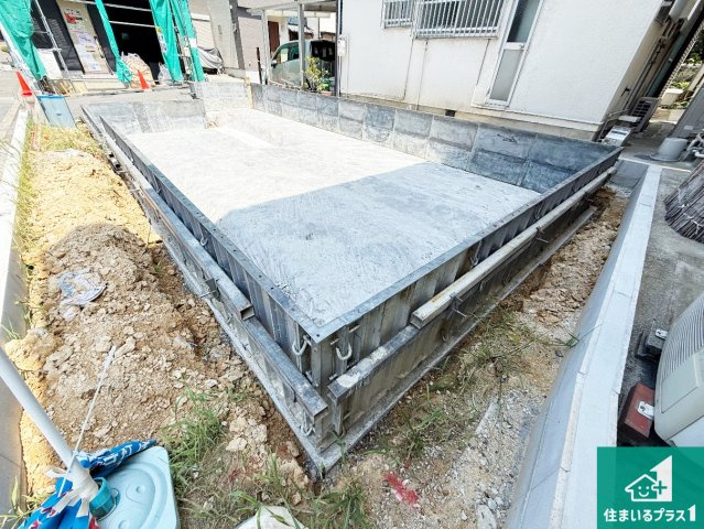 羽曳野市西浦　第2期　新築一戸建ての外観|現在の進捗状況です！順調に作業進行中、完成が待ち遠しいです！詳細の間取り等、お気軽にお問い合わせください！