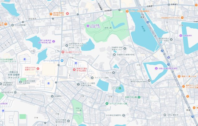 羽曳野市西浦　第2期　新築一戸建ての地図