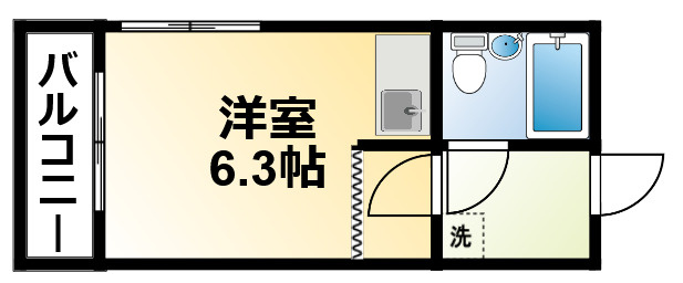 長清水マンションの間取り