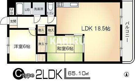 ブルースカイ の間取り