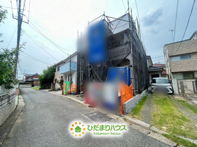 久喜市西　新築一戸建ての前面道路含む現地写真|2026/08/07　撮影