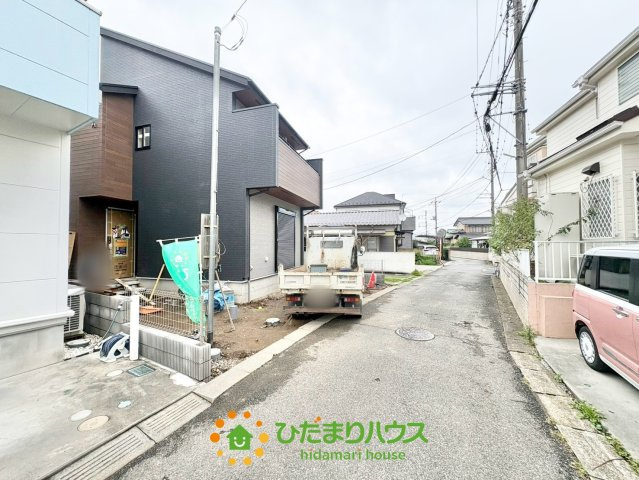 久喜市西　新築一戸建ての前面道路含む現地写真|2026/9/4　撮影