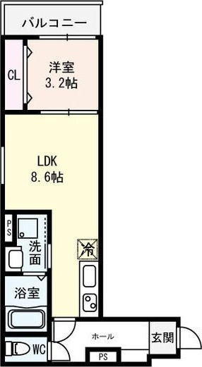 クオーレ南正雀駅前の間取り
