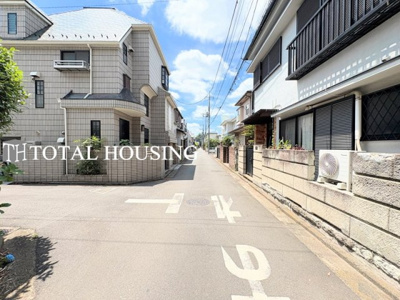 【前面道路含む現地写真】 | 武蔵野市関前1丁目　売地　全1区画