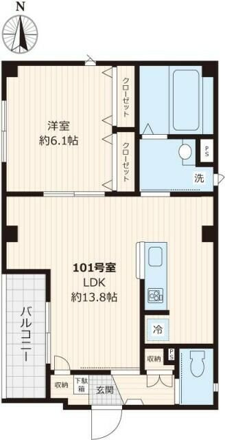 モンステラの間取り
