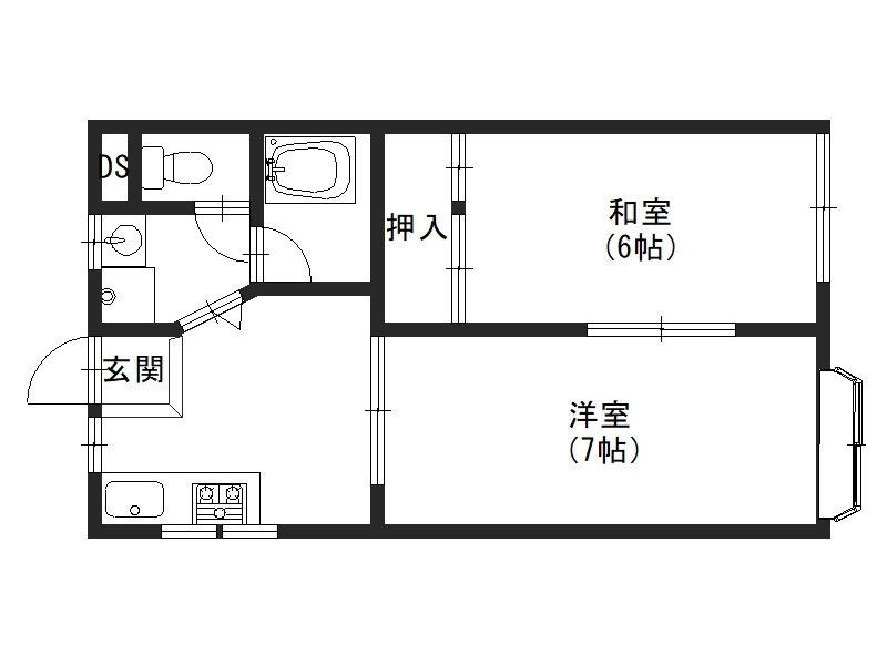 セゾンルピアの間取り