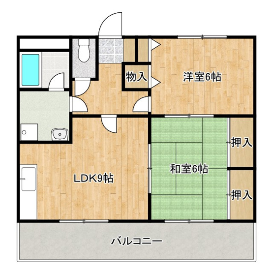 【間取り】 | グリーンハイツ
