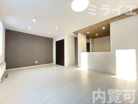 【新築戸建】札幌市手稲区星置1条8丁目2棟の居間・リビング|同仕様物件