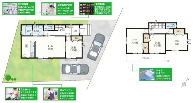 【サンスターホーム】羽村市川崎2丁目　新築省エネ住宅の間取り