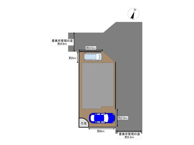 【区画図】 | 中古一戸建　香美市土佐山田町東本町１丁目