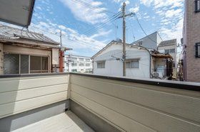 枚方市出口貸家のバルコニー