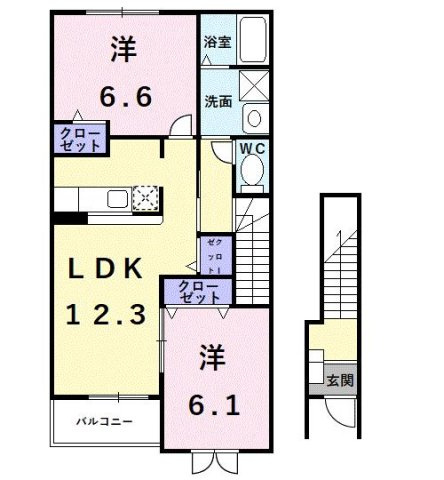 【間取り】 | グレイスガーデンⅠ