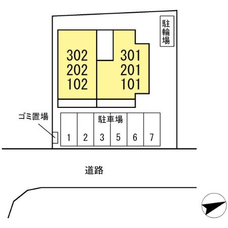 Ireneの区画図