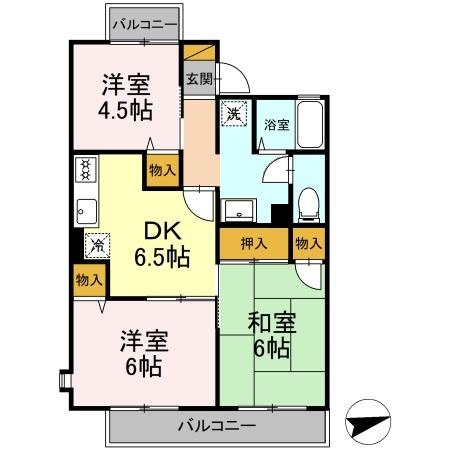 グランディールの間取り