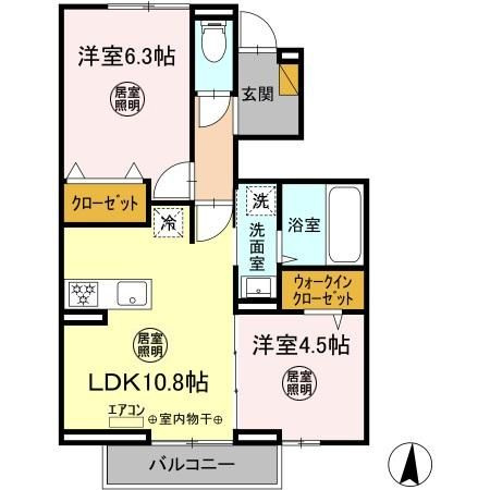 ソレイルKZの間取り