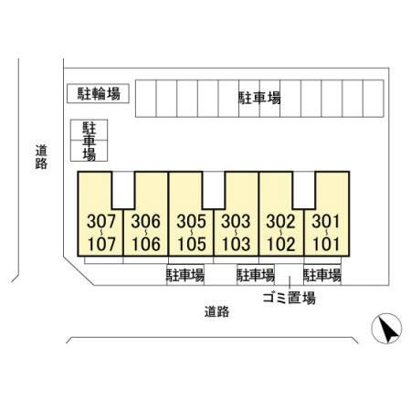 パインヒルズ胡録台の区画図